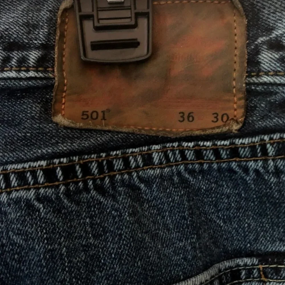 Levi's 501 Men's Denim Blue Jeans Original Fit